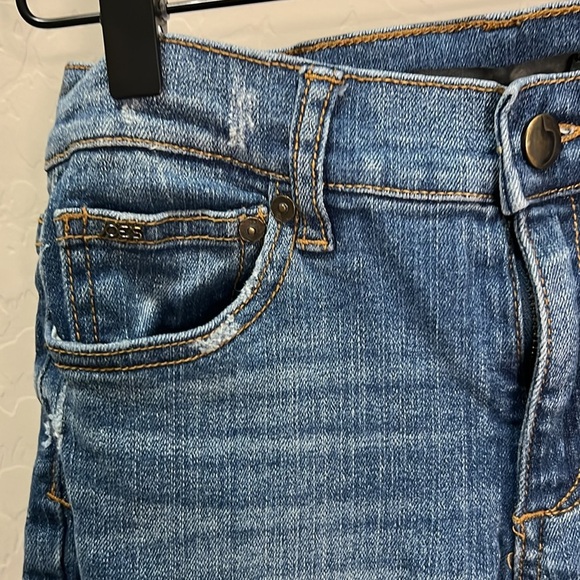 Joes Jeans Girls Liam Slight Distressed Straight Leg Vintage Y2K Blue - Picture 3 of 14